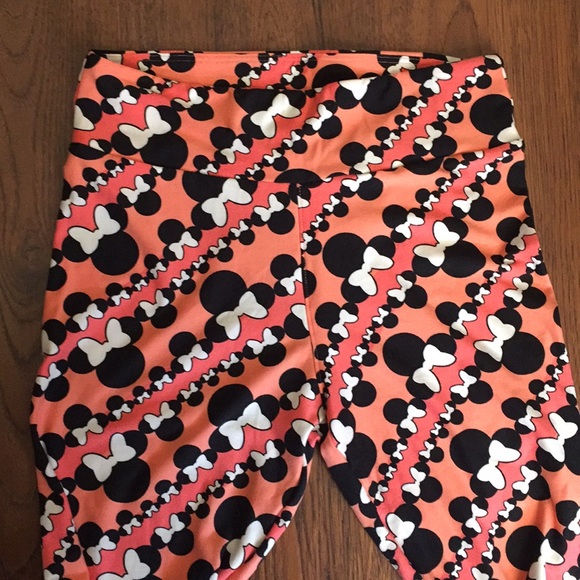 LuLaRoe Minnie Mouse Leggings - Picture 2 of 4